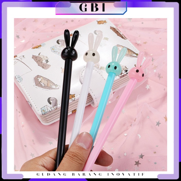 

GBI Bolpen Karakter Bunny Lucu Unik Pulpen Karakter Gel Imut Pulpen Gel Pena Murah Pulpen Pena Bentuk Karakter Kepala Kelinci