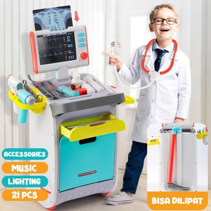 

Mainan Anak Meja Medikal Dokter Mini, Doctor Medical Desk Play set