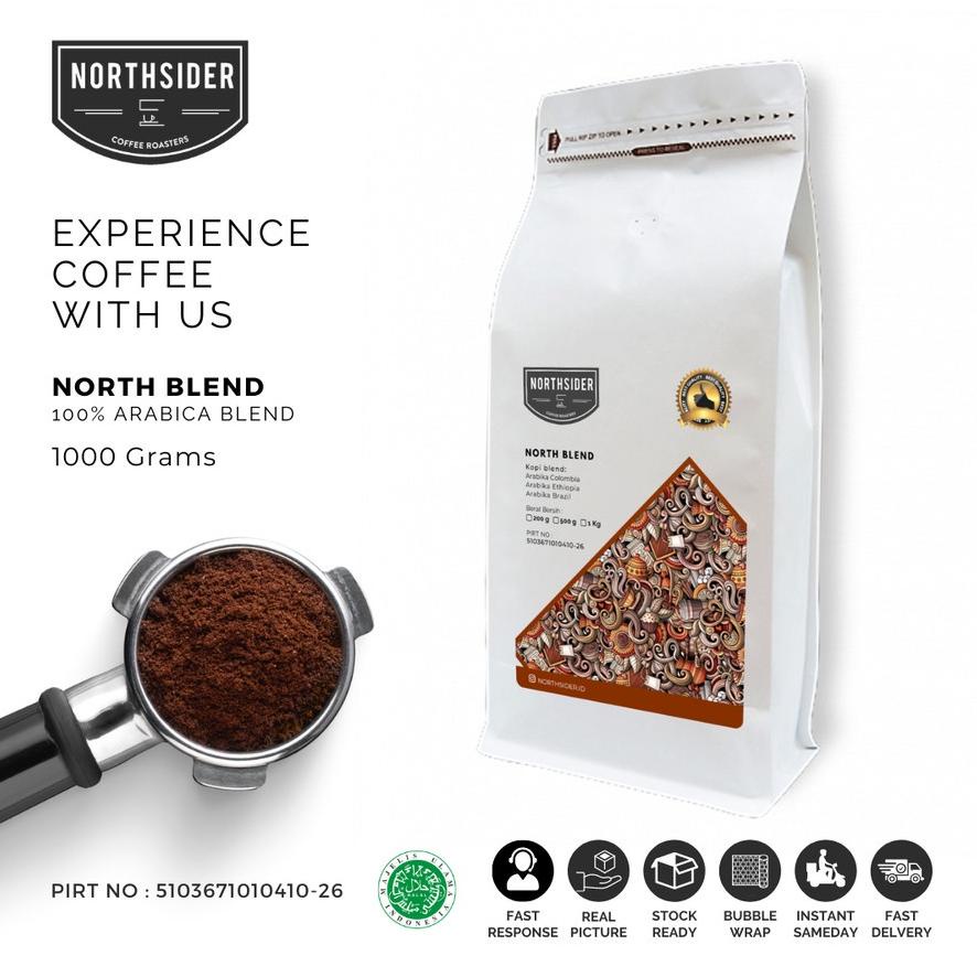 

Northsider Kopi arabika North Blend coffee for espresso 1Kg