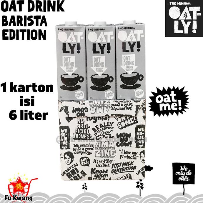 

,,,,,,,] Oatly Barista Edition / Oat Milk / Oatmilk / Susu Gandum 1 karton