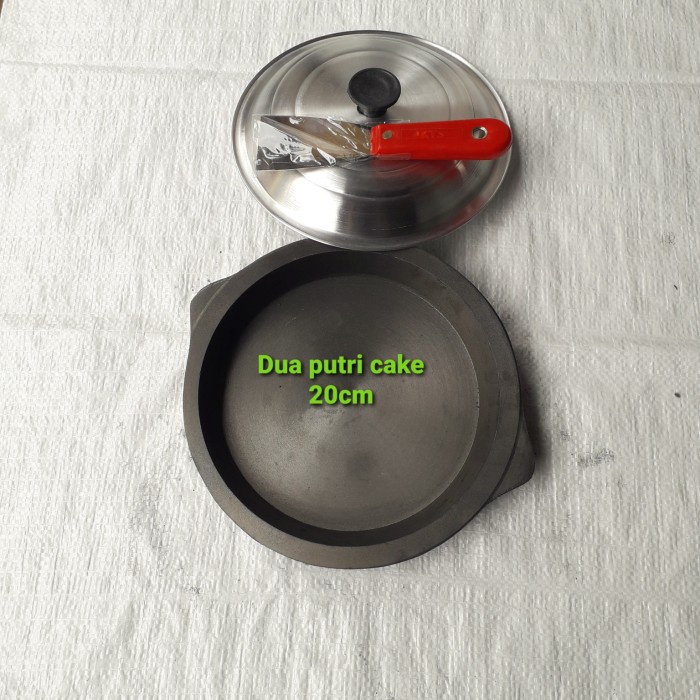 Loyang Martabak Manis Ukuran 20Cm + Tutup & Kape Stainless