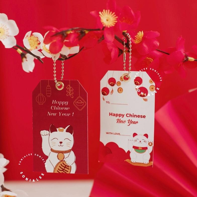 

Sale !! [Sonialee] Gi Tag / Hang Tag Imlek / Chinese New Year Tag Kado Souvernir Hampers Gi Hadiah Terlaris