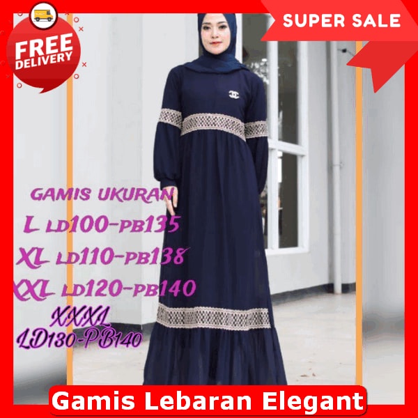 Gamis Bahan Ceruti Premium Terbaru Gsmis Remaja Idul Fitri 2024 Gamis Ceruty Babydoll Premium Jumbo 