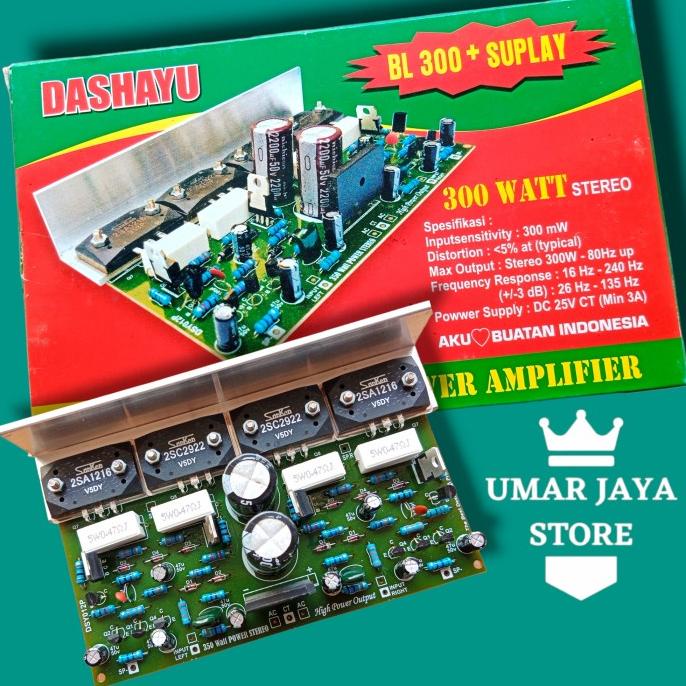 Kit Power Ocl Dashayu 300 Watt Plus Suplay Kit Power Audio Amplifier Kualitas Premium