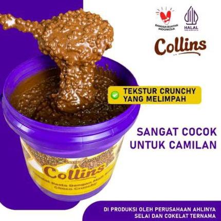 

Ready Collins Choco Crunchy 1kg / Selei collins coklat crunchy 1kg BARU