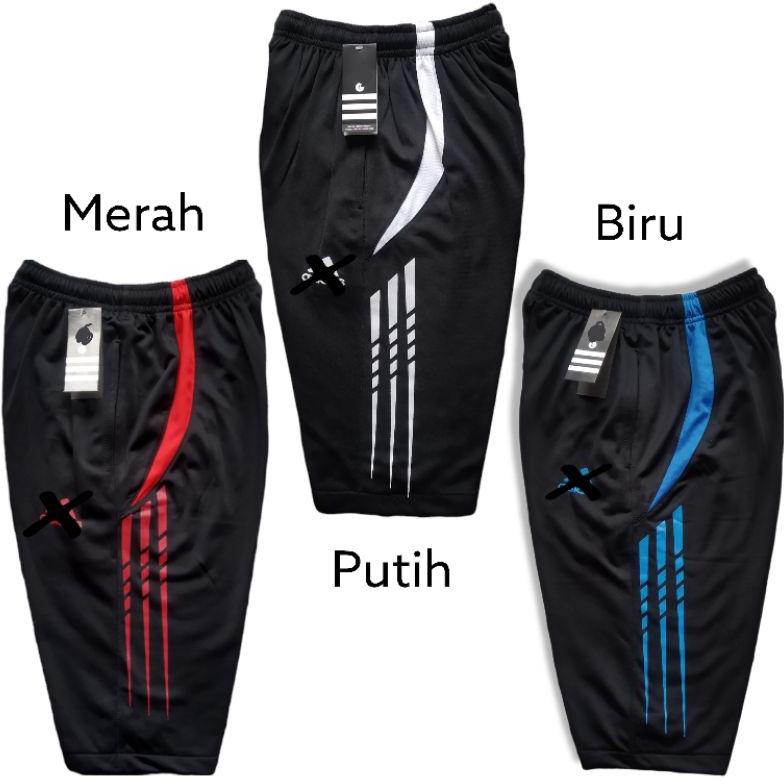 Termurah Celana 3/4 Pria Sport Running Celana 3/4 Olahraga Pria Celana Pendek Olahraga Pria Celana L