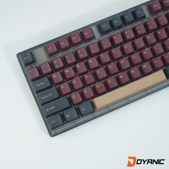 KEYCAPS RED SAMURAI THEME PBT OEM Profile ( Double Shot )