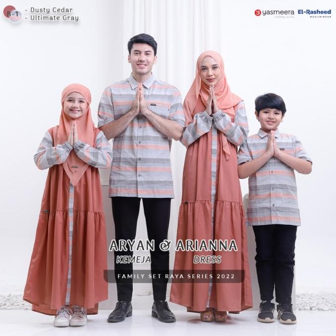 Terbaik Sarimbit Yasmeera Aryan & Arianna / B1 Dusty Cedar Berkualitas