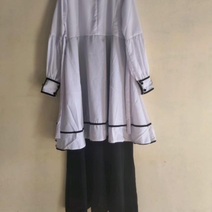 Gamis Pns Hitam Putih Pdh-Gamis Pns Wanita Hitam Putih-Seragam  Pns