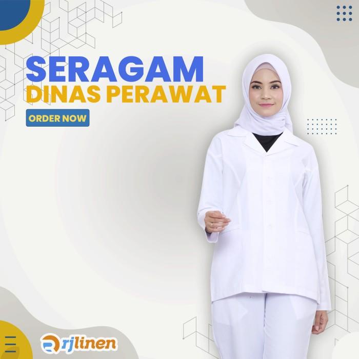 Seragam Dinas Perawat/Baju Dinas Perawat/Seragam Dinas Perawat Wanita