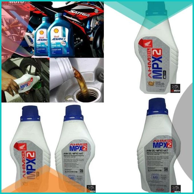 AHM OIL MPX2 MATIC 10w 30 SL Oli Mesin MPX 2 / Oli HONDA AHM ORI MPX 2