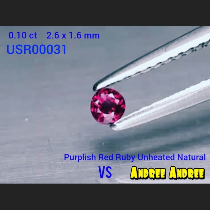 siap kirim] Ruby Unheated Natural 0003