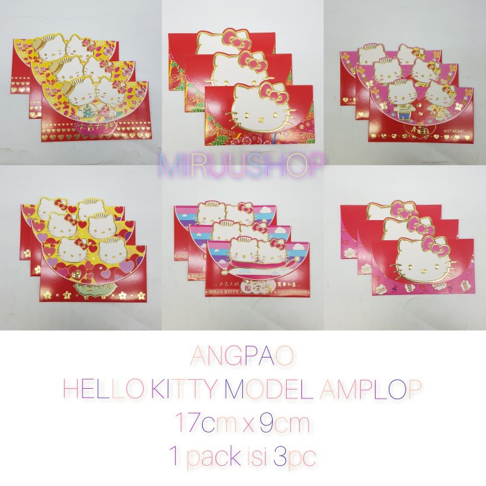 

Angpao Sanrio Hello Kitty Model Amplop Panjang Tebal ((_Baca Diskrips_I))