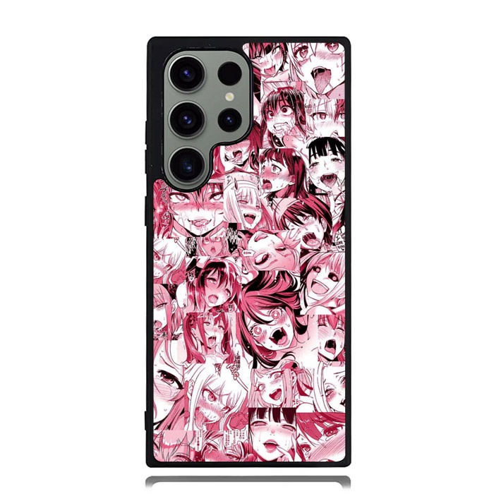 Casing Case Custom Samsung S24 S23 S22 S21 S20 FE Ultra Plus Ahegao AE2301 Hardcase A4