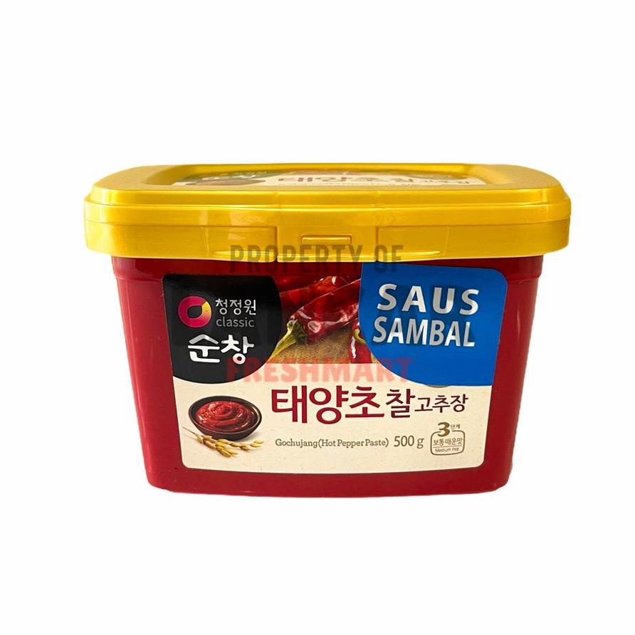 

Daesang Sunchang Gochujang Sambal Pasta Korea Hot Pepper Paste 500Gr