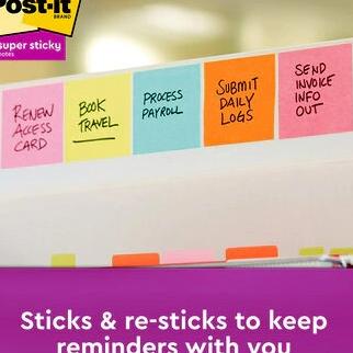 

3M Post It 4 Pads Stiy Notes 653An 35X47Mm