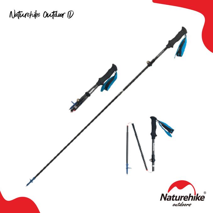 Trekking Pole Carbon ST07 Naturehike 5-Node NH18D010-Z