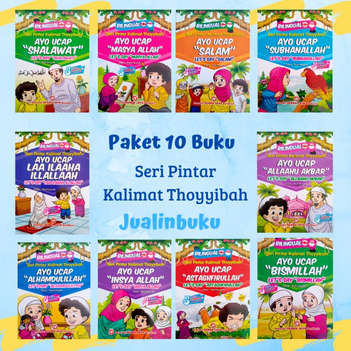 

Update!! Paket 10 Pcs Buku Cerita Anak Bergambar Seri Pintar Kalimat Thoyyibah