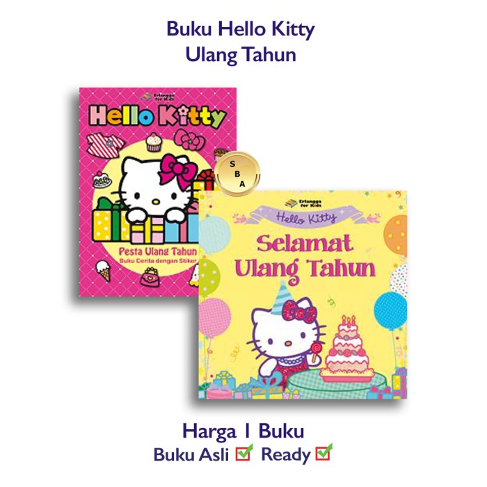

Jual!! Buku Cerita Anak Hello Kitty Ulang Tahun for Kids