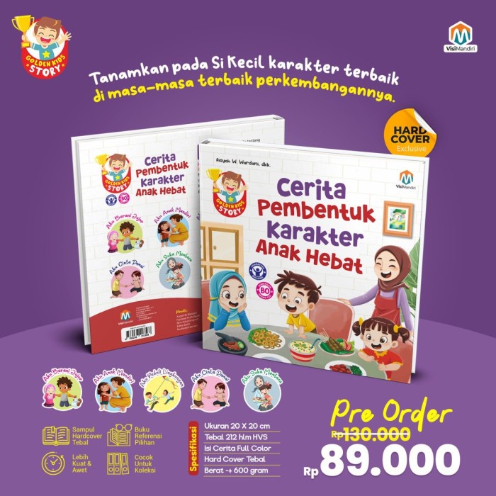 

Promo!! Buku Golden Kids Story: Cerita Pembentuk Kter Anak Hebat Ziyad