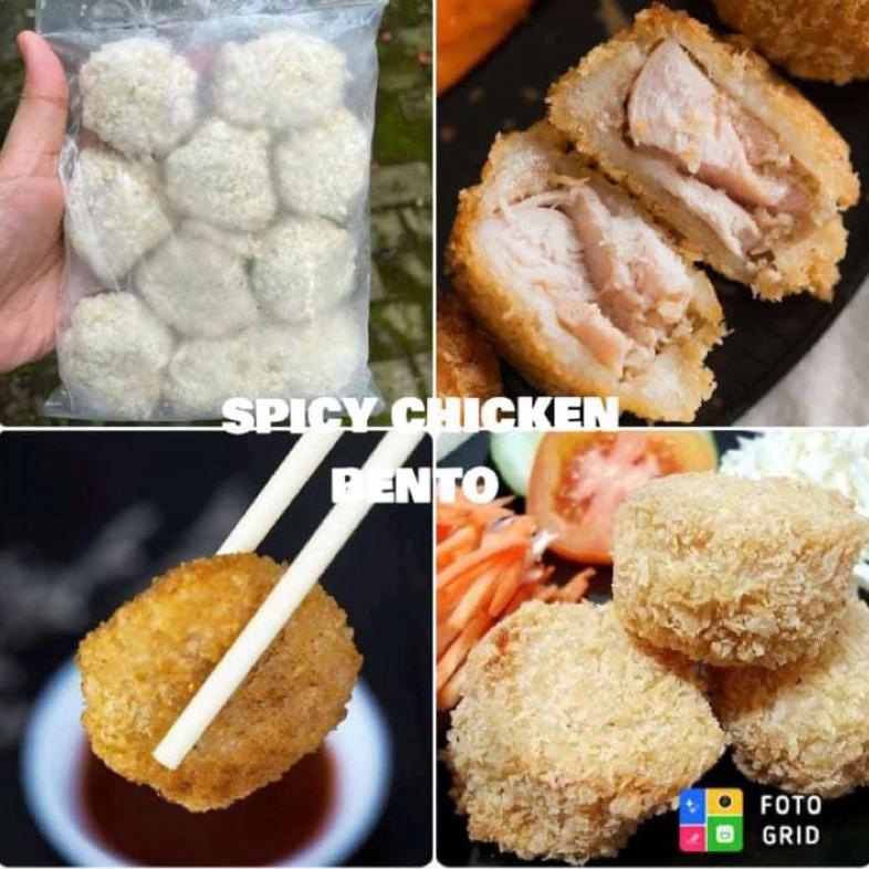 

Ready spicy chicken bento isi 10