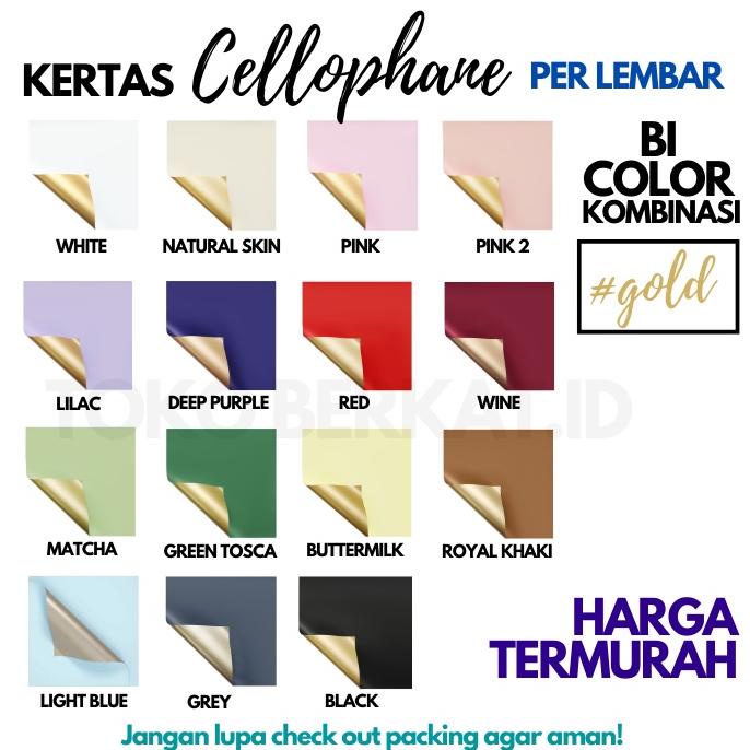 

Ready!!!(COD) [BARU TERMURAH] KERTAS BUNGA CELLOPHANE BI COLOR PAPER FLOWER WRAP TERMURAH UNTUK BUKET BUCKET BUNGA