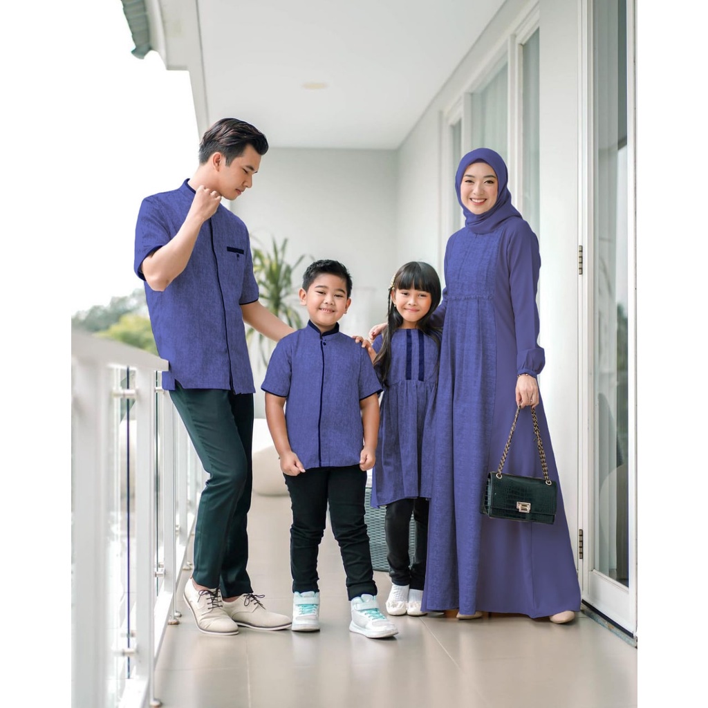 [SYAR'I TILL JANNAH] Gamis warna putih gamis keluarga raya Couple Gamis Syar'i Couple super tranding