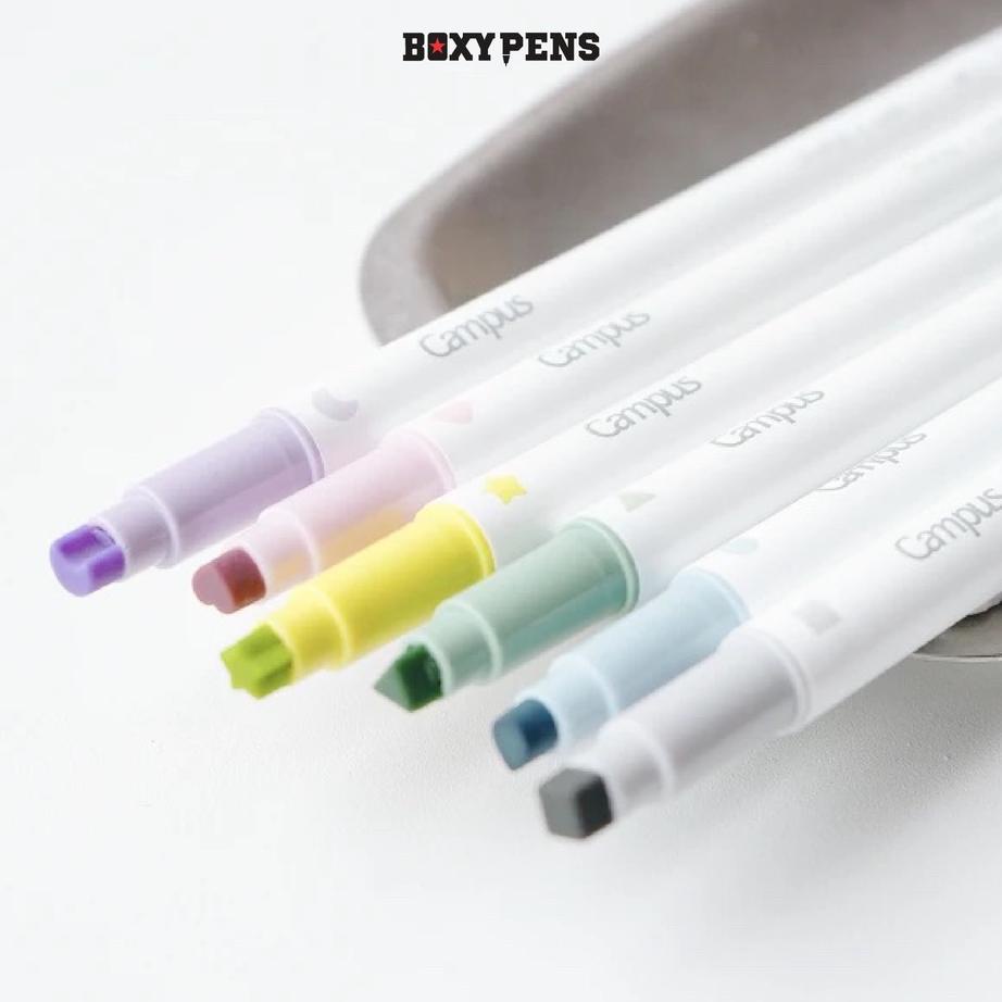 

Kokuyo Campus Stamp Line Marker Double-Side Highlighter