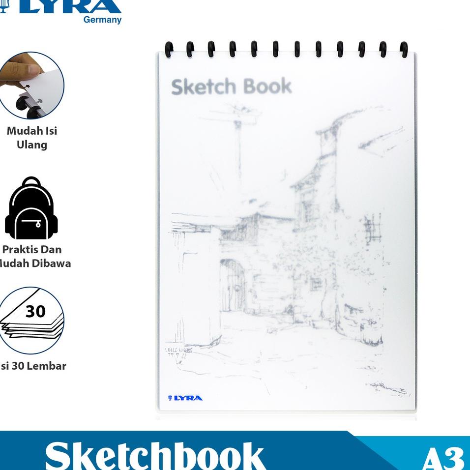 

Lyra Buku Sketsa Ukuran A3 30 Lembar Sketch Book Binder Buku Bergambar Lyr-9210290