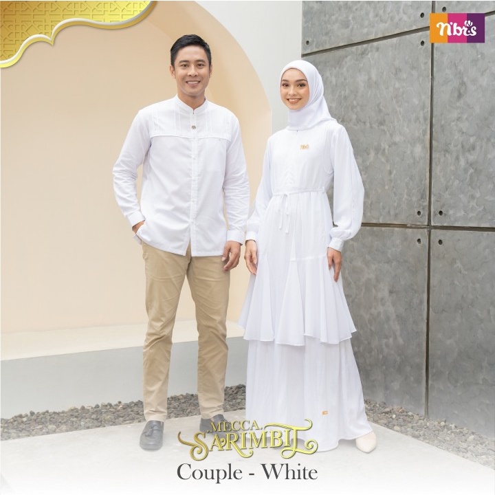 [SYAR'I TILL JANNAH] SARIMBIT NIBRAS MECCA WHITE / SARIMBIT NIBRAS TERBARU