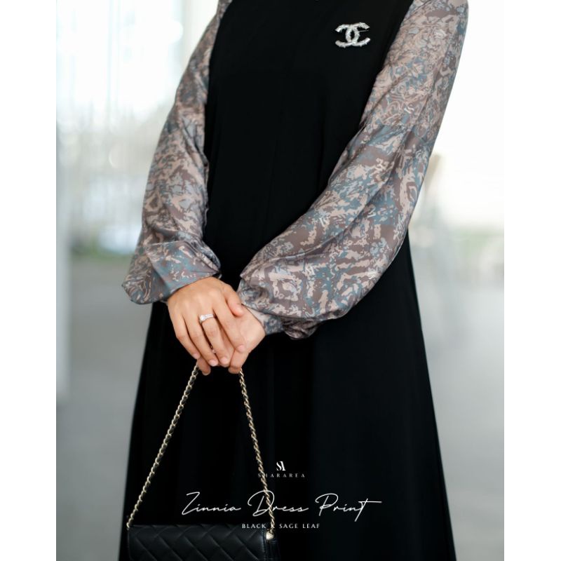 [SYAR'I TILL JANNAH] Zinnia Dress Print( Dress saja )by shArarea