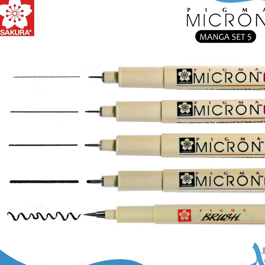 

Drawing Sakura Pigma Cron Manga Set Pul Gambar