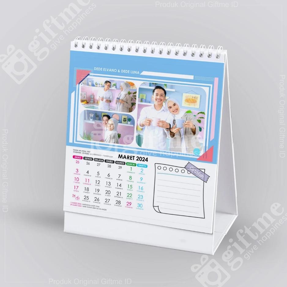 

Kalender Meja 2024 - Kalender 2024 - Kalender Duduk 2024 - Kalender Custom Foto