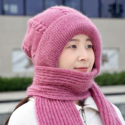 Terlaris Topi Kupluk Syal Wanita Musim Dingin Bisa Jadi Hijab Promo