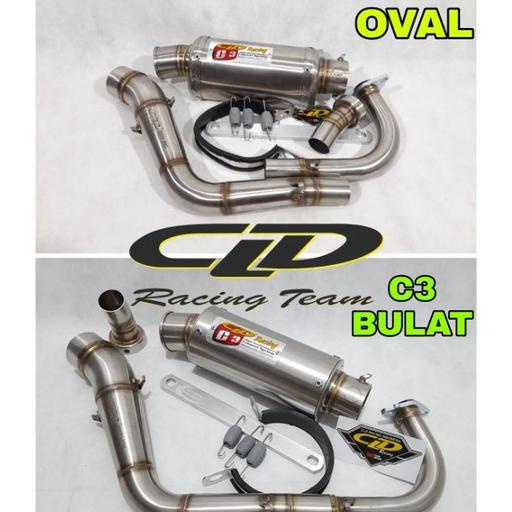 Knalpot Cld Type C3 Bulat C3 Oval Beat Beat Fi Scoopy Vario 110