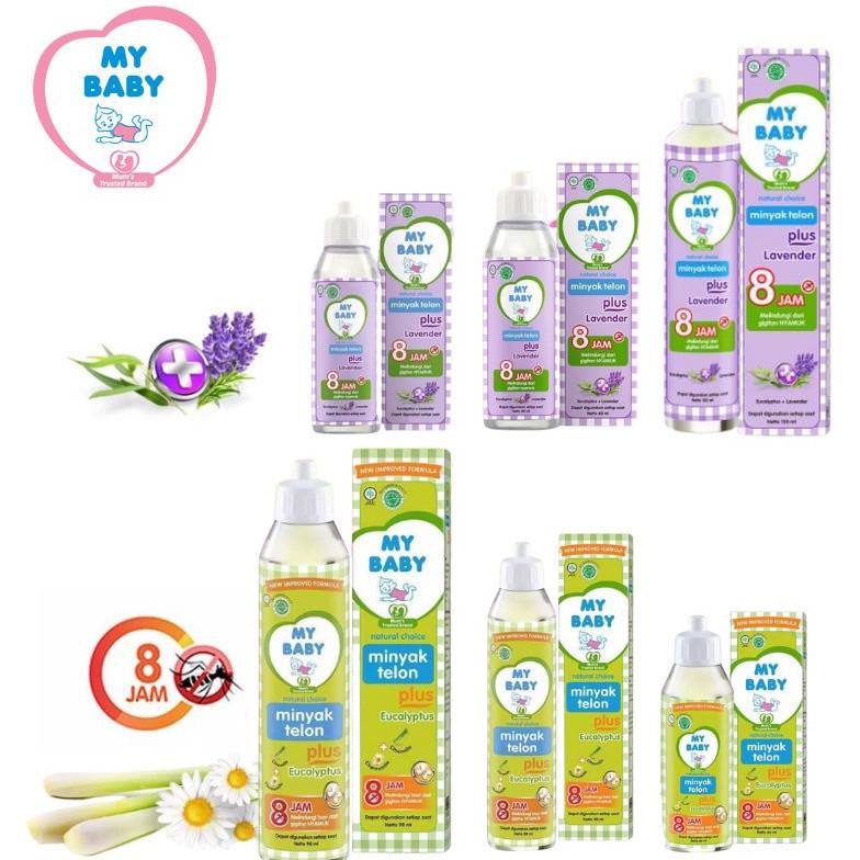Diskon Besar My Baby Minyak Telon Plus Eucalyptus Dan Lavender | Milon | Minyak Bayi Anti Nyamuk Tah