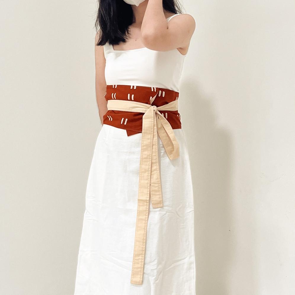 Big Promo Sore Reversible Obi Belt | Obi Belt Batik Diskom