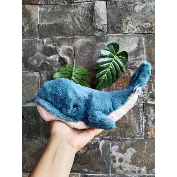 Whally whale size small by jellycat