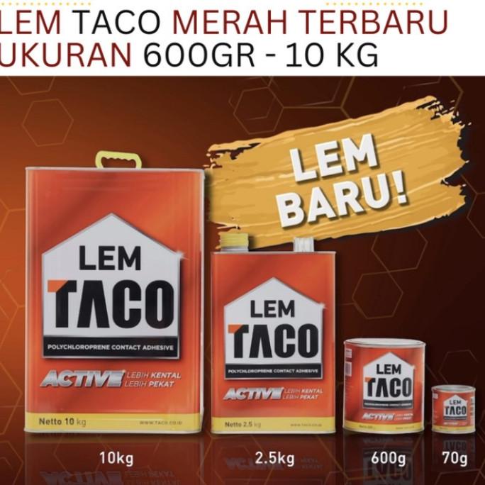 Taco Lem Kuning Active / Lem Kuning Serbaguna / Lem Kuning Taco  Termurah