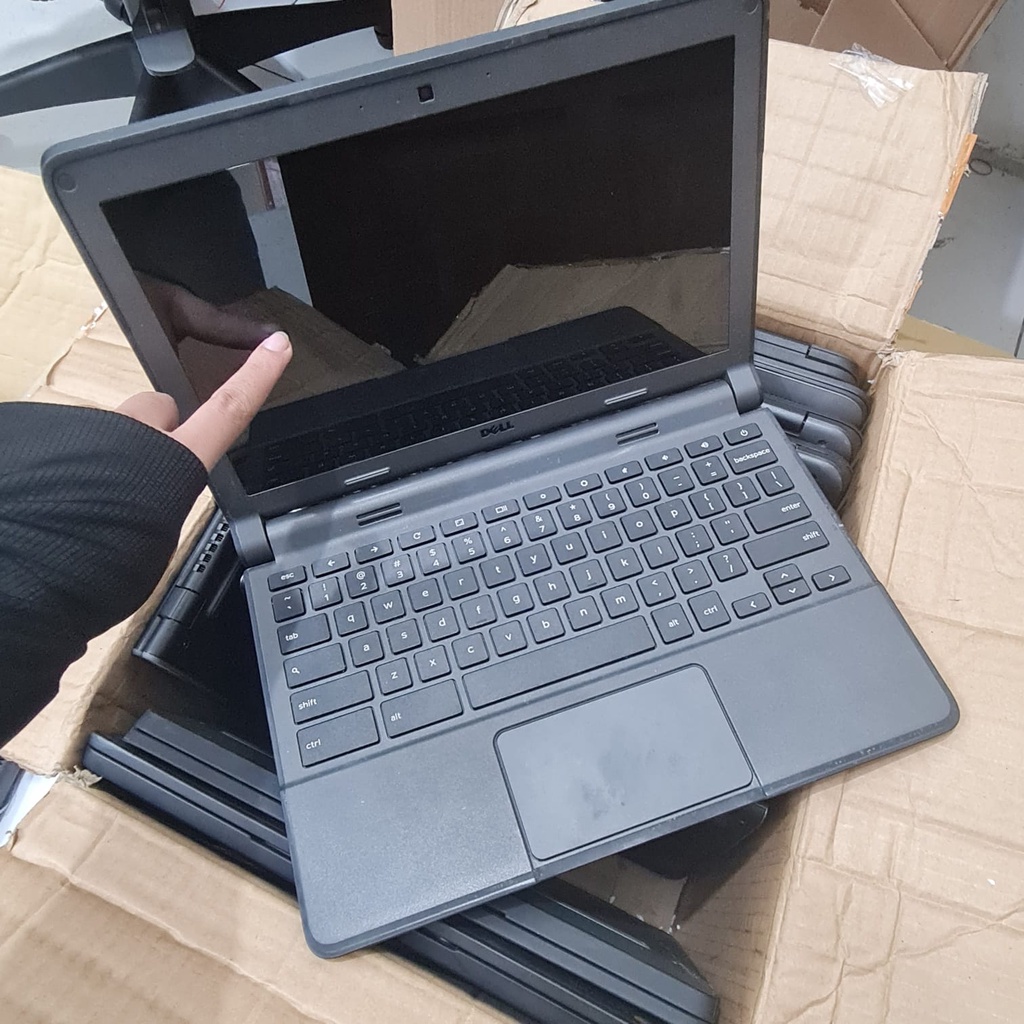 Laptop chromebook Touchscreen Lenovo/Dell/HP Ram 4GB | eMMc 32GB Layar 11 Inch - Begaransi