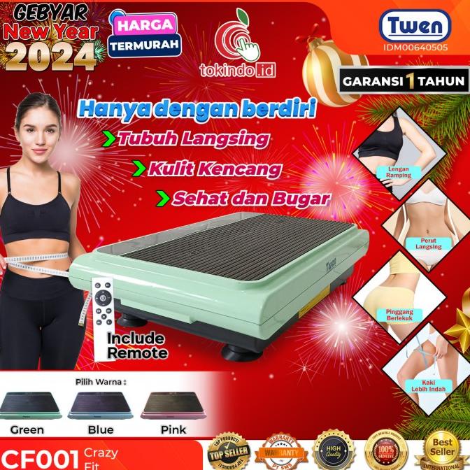 Crazy Fit Twen CF001 with Port USB / Alat Olahraga Pelangsing Tubuh