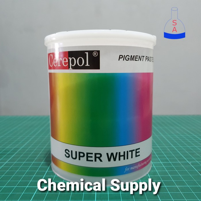 

CEREPOL PIGMENT PASTE PEWARNA RESIN SUPER WHITE PUTIH - 1 KG ORIGINAL TERBARU