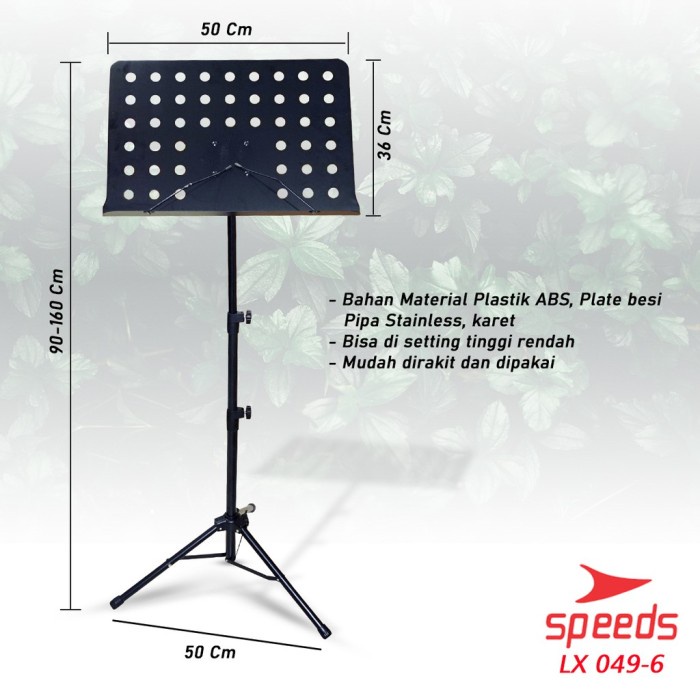 Stand Partitur - Speeds Alat Musik Stand Ori Untuk Partitur Sheet Stand&Book Stand