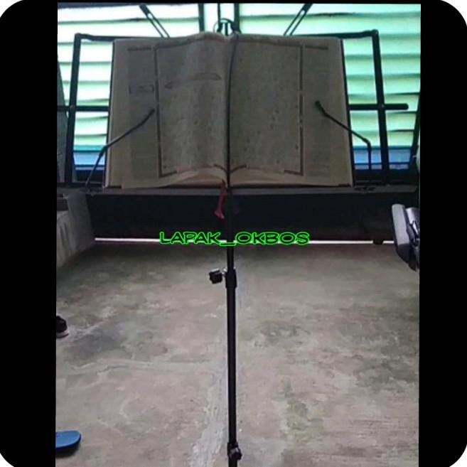 Stand Partitur - Promo Dudukan Stand Kertas Musik / Buku Musik Partitur Tripod Komposer