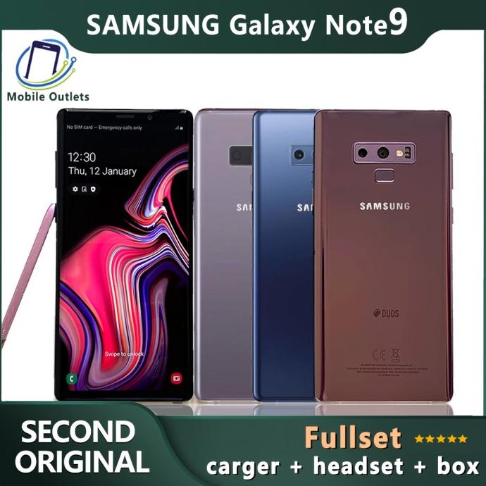 Samsung Galaxy Note 9 Second note 9 Bekas Mulus Fullset Original