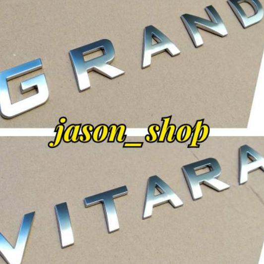 Emblem Kap Mesin Hood Emblem Tulisan Grand Vitara