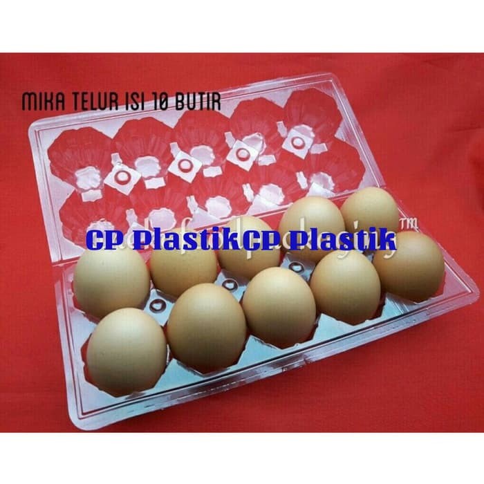 Promo Mika Telur Paling Murah Tray Tempat Telor Isi 10 Butir