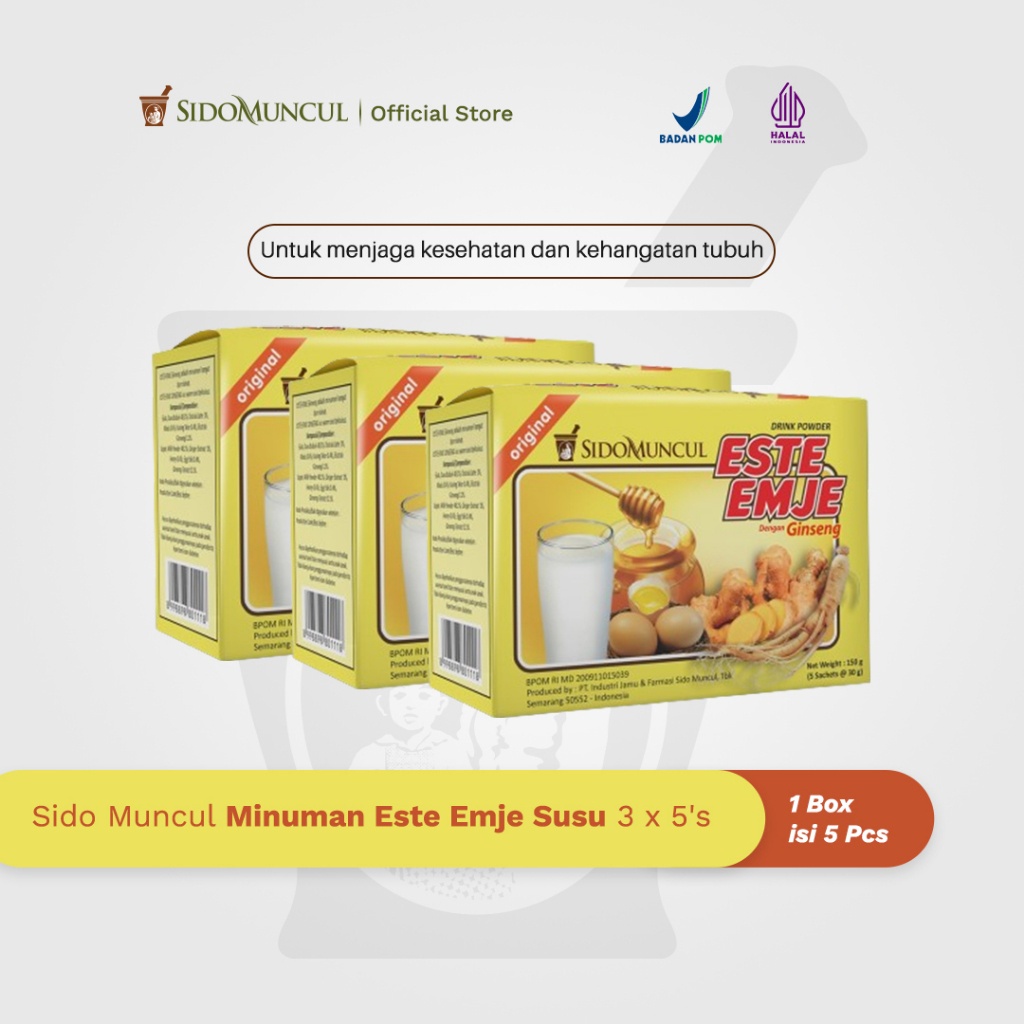 

Sido Muncul Minuman Este Emje Susu 3x5's - Menghangatkan Tubuh