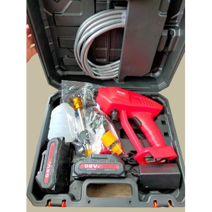 DOZIRO Jet Cleaner Cordless Lengkap 2 Batrei - Jet Washer ZDJW-24V