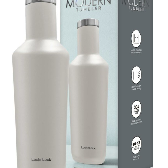 Promo Lock N Lock Modern Tumbler Ready Hot & Cool Vacuum Mug Tumbler Lock&L